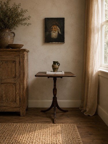 Georgian antique mahogany tilt - georgian,