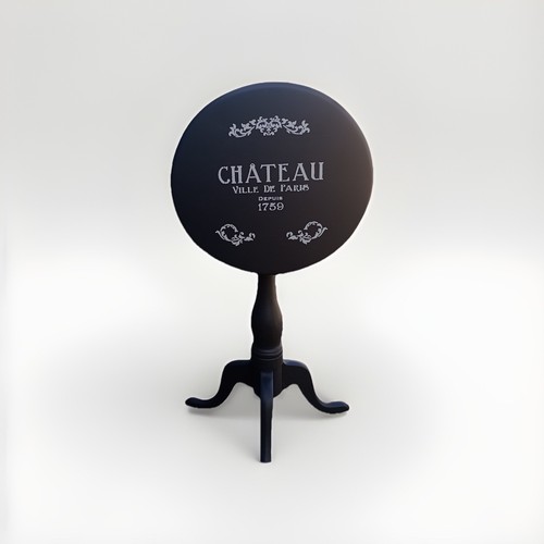 Antique upcycled tilt top - antique,