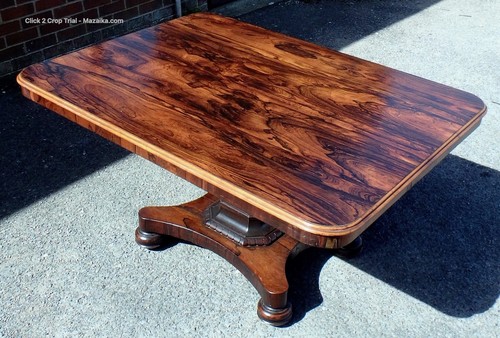Regency rosewood dining table