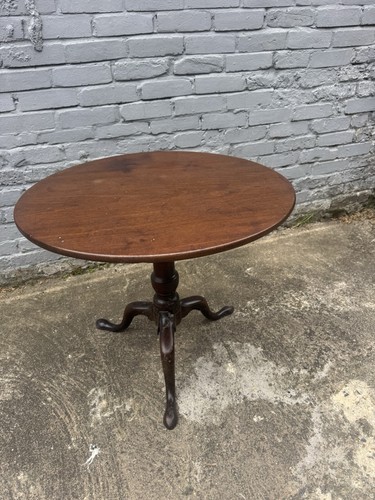 Antique tilt top table - antique,