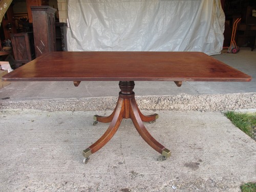 19c mahogany tilt top - 19c,